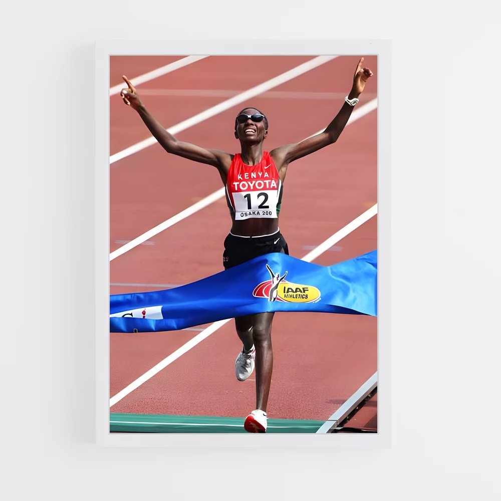 Poster Catherine ndereba – affiche Athlétisme (vue 3)